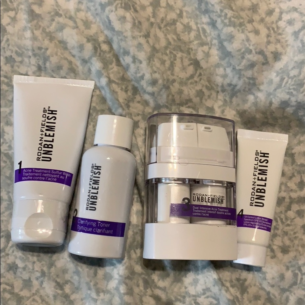 Travel sized Rodan & Fields Unblemish system